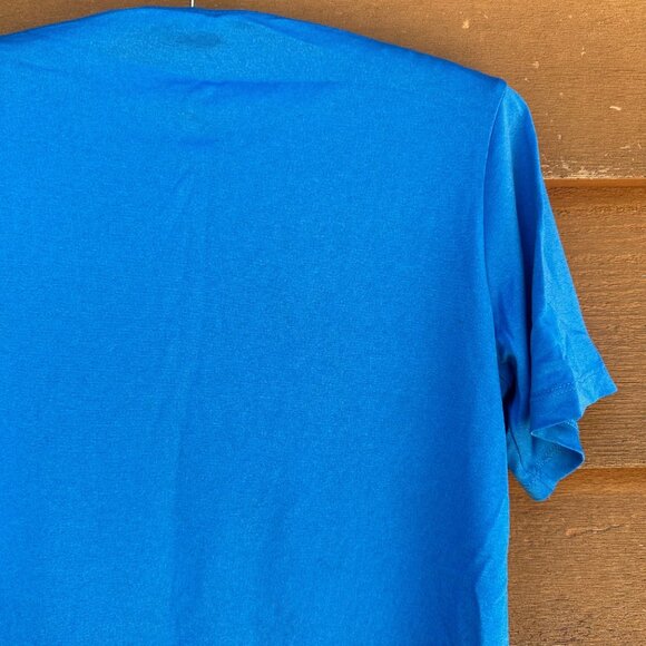 Nike Dri-Fit Boys Blue Crewneck T-Shirt Size M Lightweight & Breathable Athletic - Picture 9 of 11
